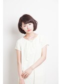 池袋のシンプルな耳かけボブ