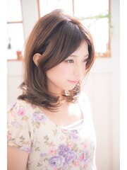 【miel hair blanc】春風揺れ動くモテかわミディ♪