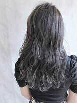 ムウ 難波(MOU)&nbsp;ハッシュカットフルバング似合わせカットレッドブラウン20代30代