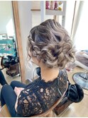 シニヨンヘアアレンジ【ヘアセット　立川/立川南/八王子/立川】
