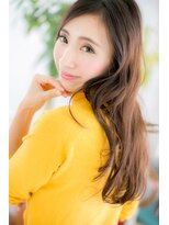 ヘアアンドビューティー ミック(Hair & Beauty miq)&nbsp;暗髪エアリーロングで、ほんのり大人セクシーa