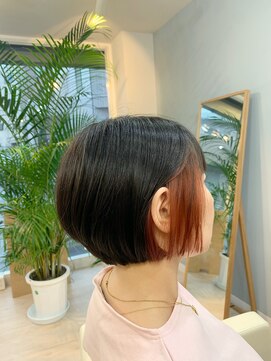 サイイン(saiin) インナーカラーボブ