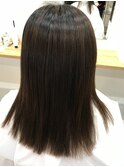 艶と柔らかさのある髪質改善ストレート