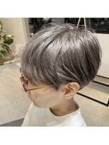 オレンジ 十三店(ORANGE)&nbsp;刈り上げ×ブリーチカラーで流行先取り！