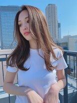 シェルター バイ トウキョウ(Shelter by TOKYO)&nbsp;髪質改善　韓国風　前髪カット　小顔ベージュカラー