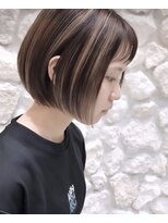 モアナ バイ ヘッドライト 沖縄豊見城店(Moana by HEADLIGHT)&nbsp;Moana【豊見城】#ハイライト#ミニボブ#20代30代40代50代