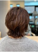 外ハネヘア