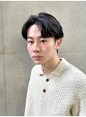 爽やかセンターパートツーブロメンズカット［表参道/メンズ］