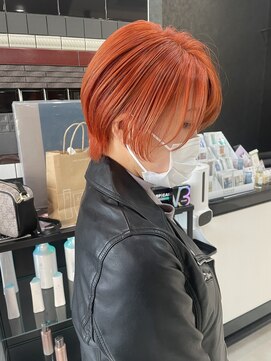 デザインサロンリア(design salon Lia) オレンジショート