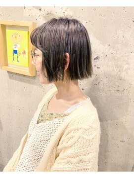 ナループロア ハチ(Nalu pu loa hachi) ボブパーマ/黒髪パーマ/切りっぱなしボブ/ショートボブ