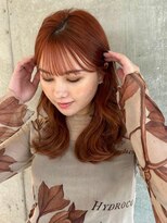 フォルテリノ ナゴヤ(FORTE Lino)&nbsp;韓国前髪顔まわり×ショコラアッシュふんわりカール【髪質改善】