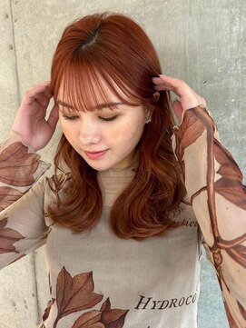 フォルテリノ ナゴヤ(FORTE Lino) 韓国前髪顔まわり×ショコラアッシュふんわりカール【髪質改善】