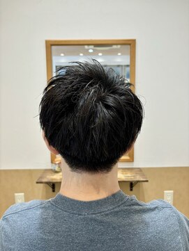 キュウ トゴシコウエン(CUE TOGOSHI-KOEN) ショートレイヤーカット/メンズカット