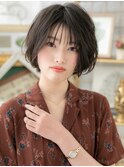 大人かわいい小顔束感ショートウルフマッシュh3川口20代30代40代