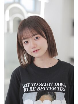 コア 表参道(COA) ボブヘア/レイヤーカット/ウェットヘア/オリーブベージュ/表参道