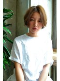 スッキリひし形ショートボブ