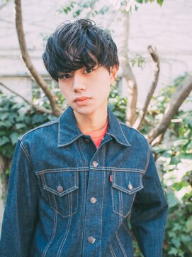 リュープリエ 笹塚(Lieu plie) ワンカールパーマのマッシュスタイル