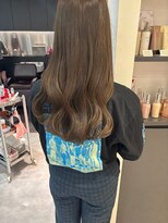 ユーフォリア 青山(Euphoria)&nbsp;【担当きょうこ】透明感ブリーチなしベージュ/赤み消しオリーブ