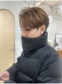 メンズニュアンスパーマ韓国風マッシュナチュラルパーマ(清水)