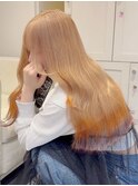14846アプリコットオレンジミルクティーオレンジベージュ