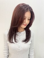 エルフ(elf)&nbsp;ブリーチなしボルドーレッドブラウン赤髪