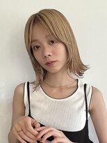 ジゼル 前橋(Giselle)&nbsp;大人美人◎切りっぱなしボブ×ミルクティーベージュ秋カラー