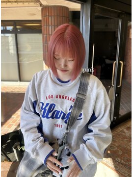 ギルド(Guild) コンパクトボブ×ピンクベージュ