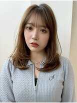 ロンドリゼル 札幌(Lond RiseL)&nbsp;ミディアムレイヤーカット/レイヤー/顔周り/韓国/髪質改善/札幌