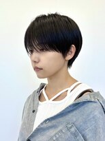 ルージュシー ショートボブ(RU10C)&nbsp;白髪染め/白髪ぼかしハイライト/ヘッドスパショートスタイル/