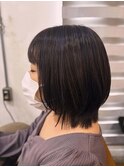 立体感青系ハイライト