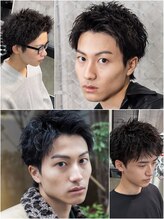 【洗練された都会的な雰囲気になりたい方】ピンパーマ/スパイキーパーマ/癖毛風パーマ