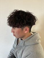 ヘアーアトリエルキナ(hair atelier LUCINA)&nbsp;波巻きパーマメンズパーマメンズカットメンズフェード