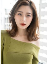 エスドットブルーム 梅田店(S.BROOM) 【S.BROOM 梅田】かきあげ韓国風くびれレイヤースタイル
