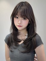 ロンドリメゾン 原宿(Lond re Maison.) 韓国顔周り/ハイレイヤーカット/ミディアムレイヤーカット/原宿