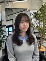 レイヴ(RAVE)&nbsp;顔まわりレイヤー×オリーブグレージュ