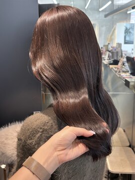 ロンドシエル 横浜(Lond ciel) ブリーチなし/髪質改善/ダークブラウン/グレーブラウン/ボブ横浜