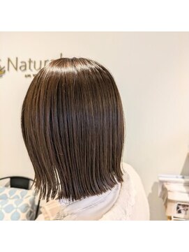 ナチュラル 東川口店(Natural) 【田中】切りっぱなしボブスタイル
