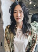 くびれレイヤー/ハッシュカット/レイヤーカット/レイヤー