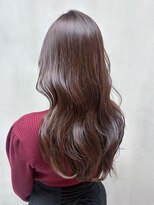 アルバム 新宿(ALBUM SHINJUKU) ピンクヘアーウルフレイヤーロング秋色透明感カラー_ba538322