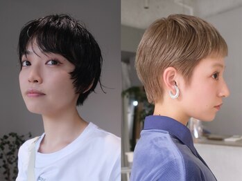トゥナ 六角(Tuna)の写真/小顔魅せも叶う♪ショートヘアが初めてでも後悔させない…360度どこから見ても美しいスタイルへ◎