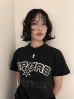 シー 野田店(she.) パーマ風ボブスタイル