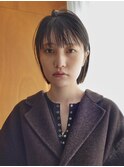 レイヤーカット ボブ切りっぱなしボブショートカット髪質改善