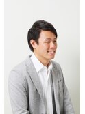 ライズヘアビジネス：サイドパートショートワイルドアップバング