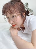 パーマ風前髪アレンジ☆