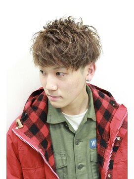 ヨシザワインク プレミアム 築地店(YOSHIZAWA Inc. PREMIUM) 刈り上げツーブロックベリーショートブラウン束感セット