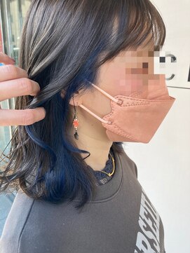 アリュー(allu) ★ネイビー★インナーカラー！