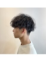 イーチ ディー ヘアーアンドトータルビューティー(each dee hair&total beauty) 波巻きパーマ×マッシュ