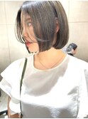 イメチェン/ショート/ボブ/アッシュ/グレージュ