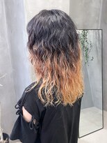 テトヘアー(teto hair) パーマ ブリーチパーマ スパイラルパーマ ミディアムウルフ