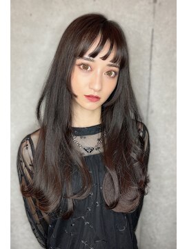 リークフー(Ree cu fuu) 10代20代30代40代 前髪 ワンレンロングヘアー 藤沢